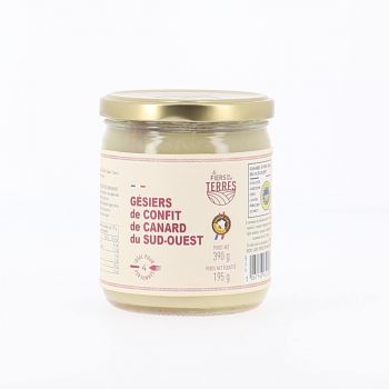 Confit de Gésiers de Canard du Sud-Ouest  - Boîte 385 g