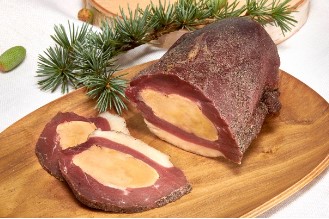 Magret séché au foie gras de canard